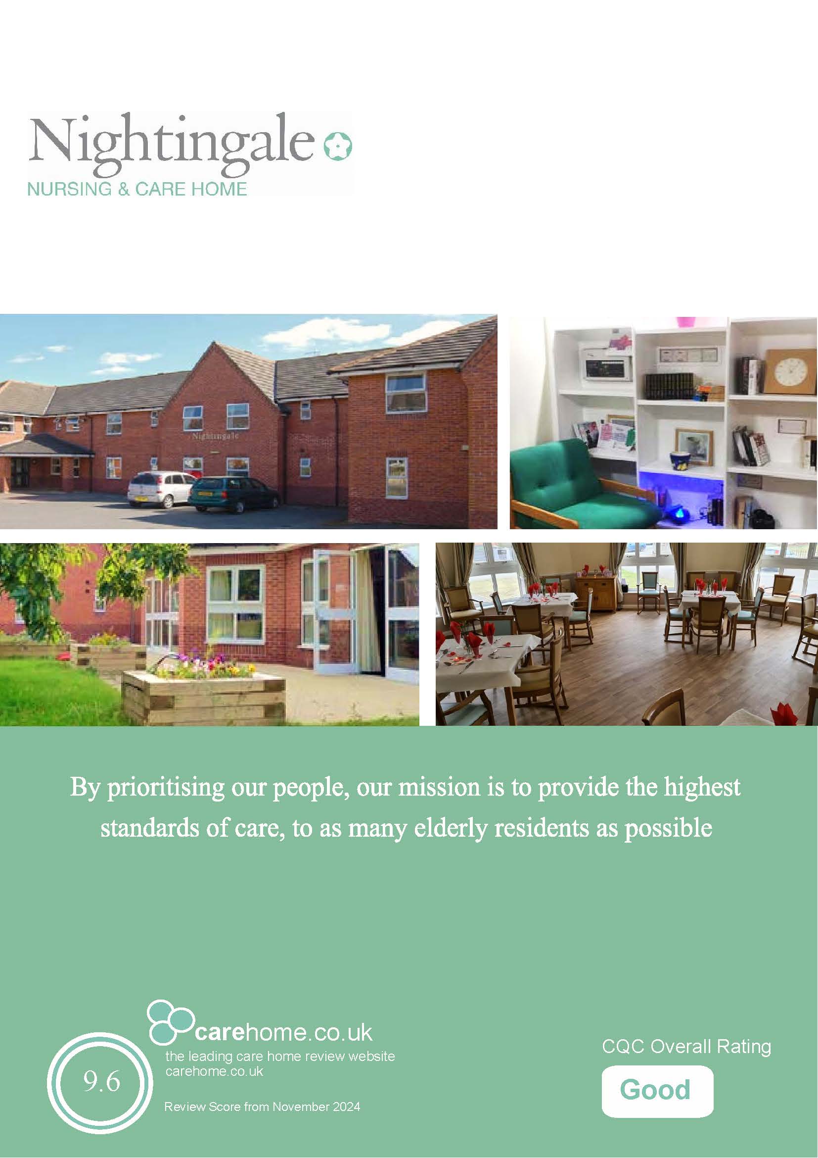 Nightingale Brochure Front Page
